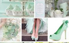 Ідеї ​​весілля у зеленому кольорі